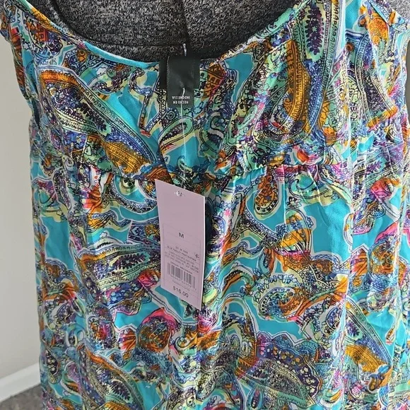 Wild Fable Blue Paisley Babydoll Dress - Picture 5 of 7